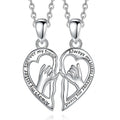 Heart-shaped Friendship Necklace