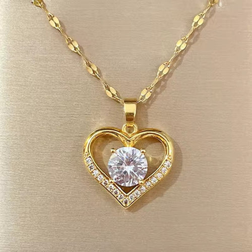 Heart Shaped Pendant Necklace
