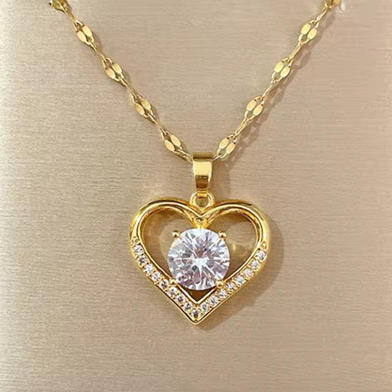 Heart Shaped Pendant Necklace