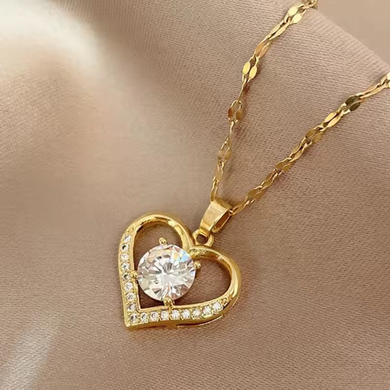 Heart Shaped Pendant Necklace