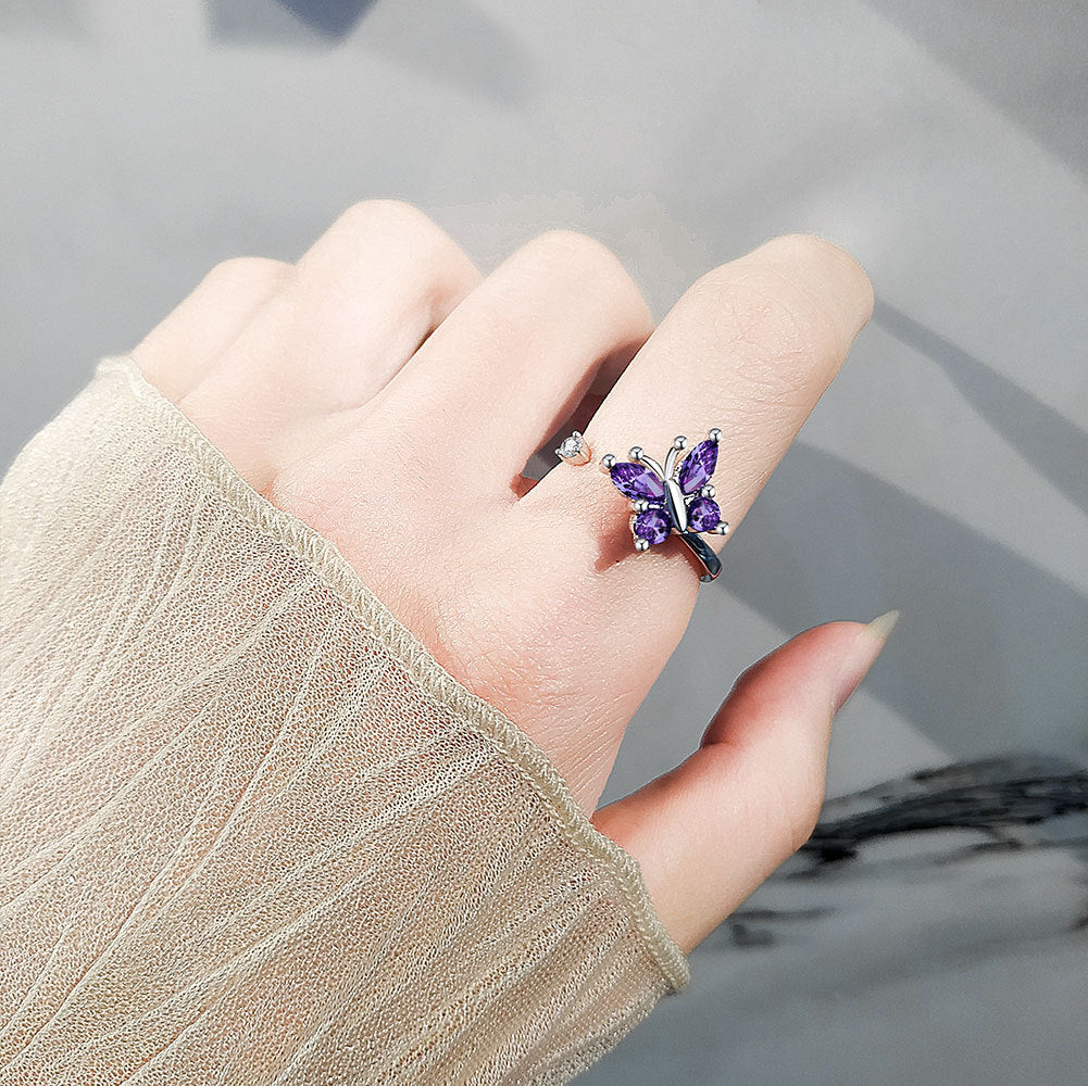 Rotating Butterfly Ring