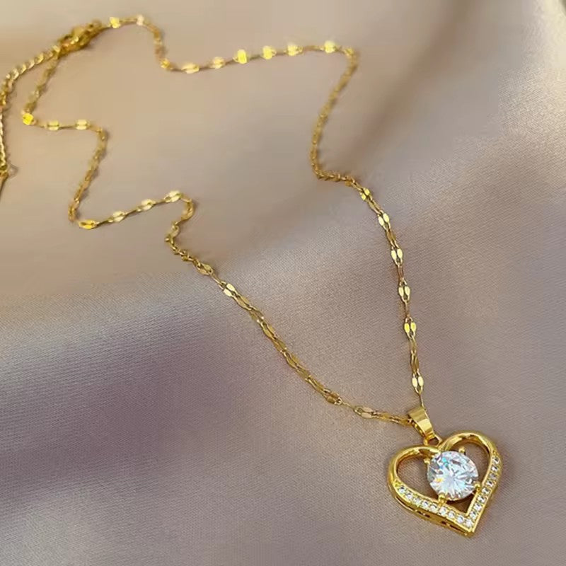 Heart Shaped Pendant Necklace