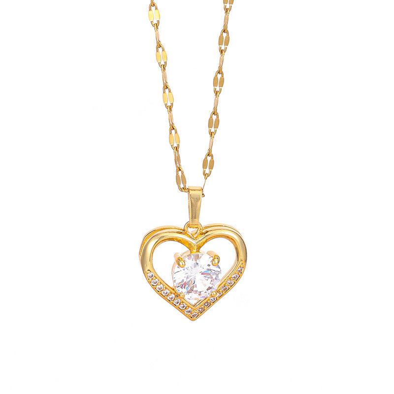 Heart Shaped Pendant Necklace