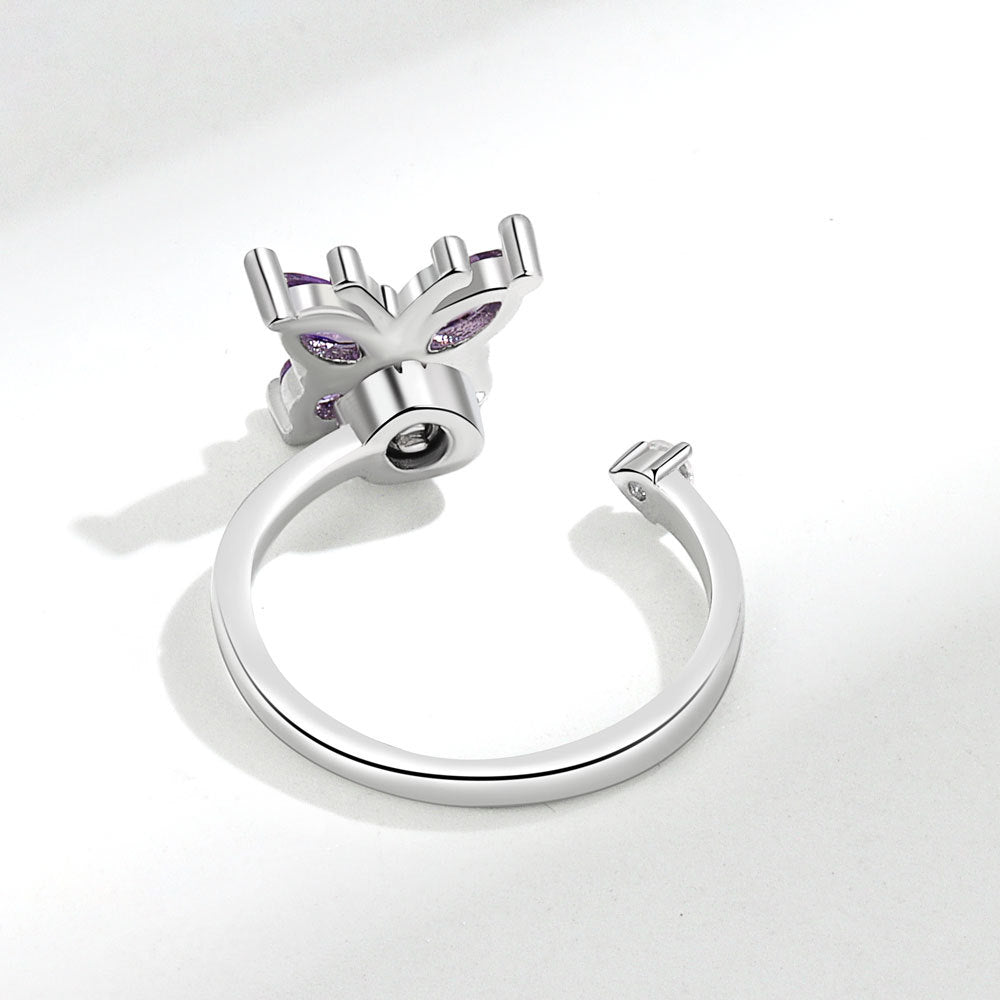 Rotating Butterfly Ring