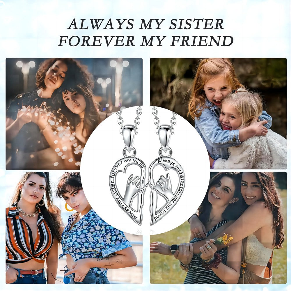 Heart-shaped Friendship Necklace