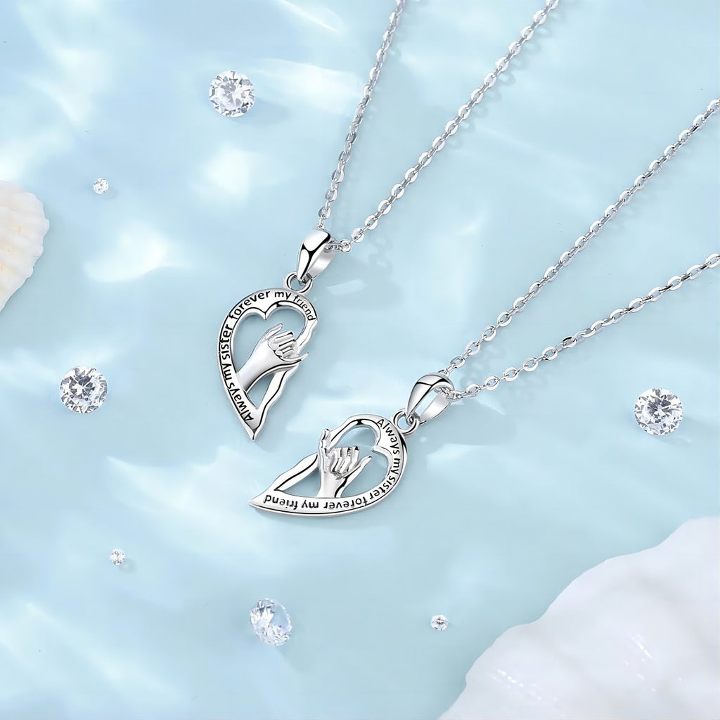 Heart-shaped Friendship Necklace